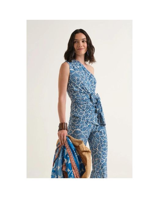 Maliparmi Shell Top in het Blue