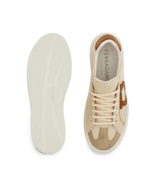 Ferragamo Natural Sneakers for men