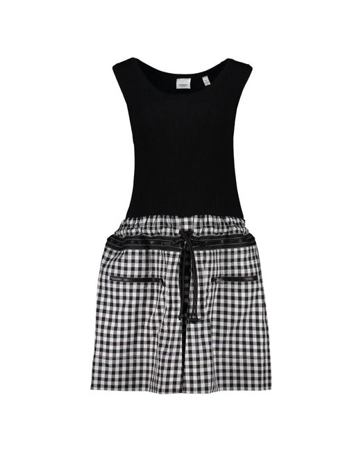 Short Dresses Burberry en coloris Black