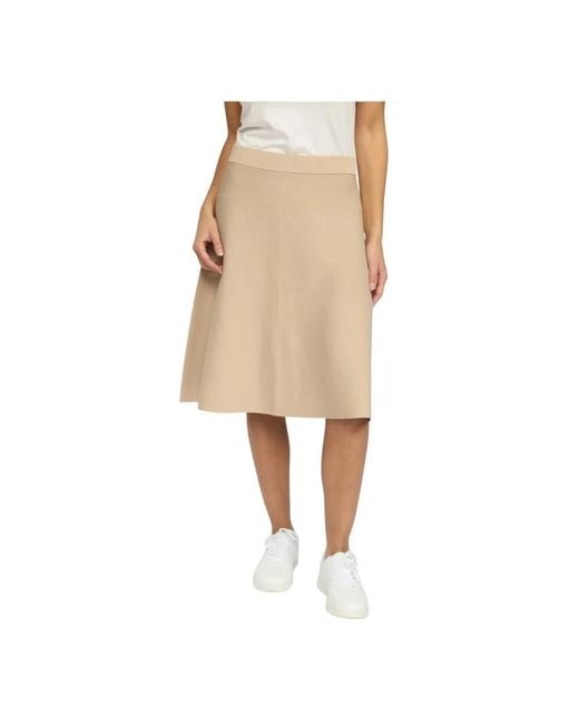 2-Biz Natural Midi Skirts