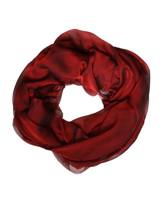 Dolce & Gabbana Silky Scarves in het Red