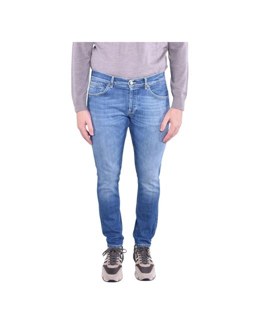 Dondup Blue Slim Fit Jeans for men