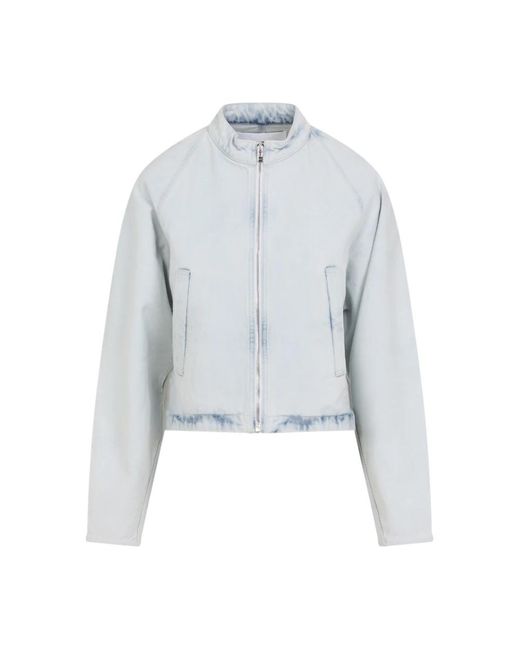 Alaïa Denim Jackets in het Blue