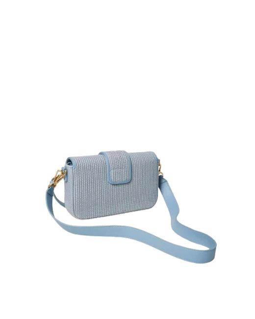 Twin Set Blue Amie schultertasche clear sky