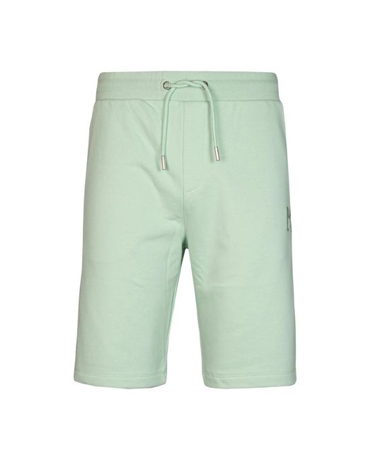 Karl Lagerfeld Hellgrüne regular baumwolle polyester shorts in Green für Herren