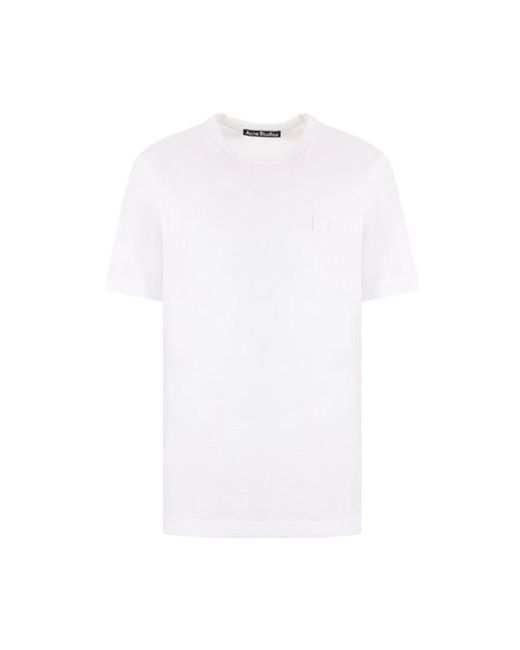 Acne White T-Shirts for men