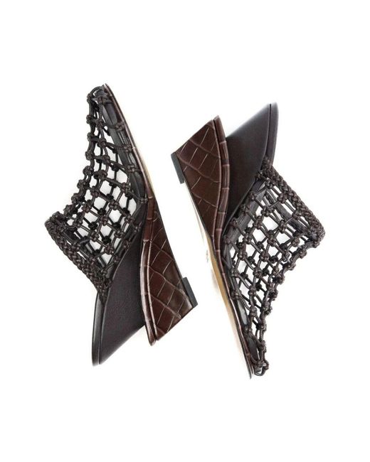 Wedges di Jacquemus in Black