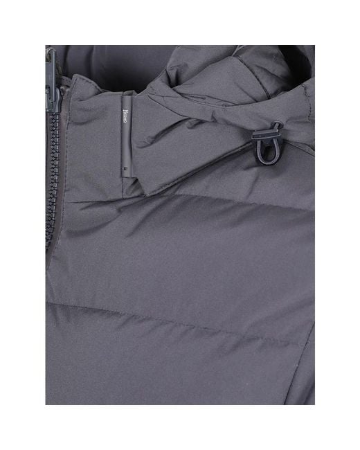 Herno Gray Winter Jackets for men