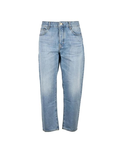 ARMANI EXCHANGE Blue Loose Fit Jeans for men