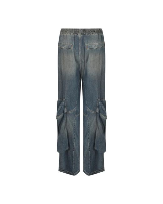 DIESEL Gray Straight Fit Jeans for men