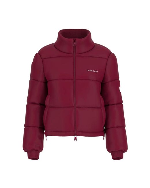 Guess Down Jackets in het Purple