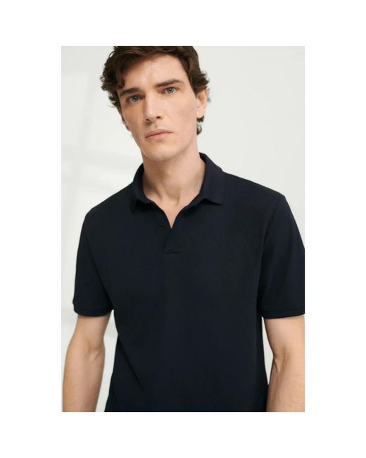 Ecoalf Blue Polo Shirts for men
