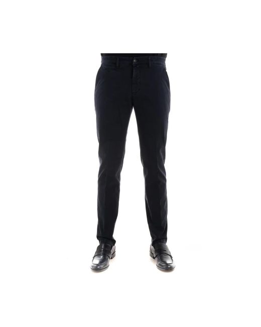 BRIGLIA Black Suit Trousers for men