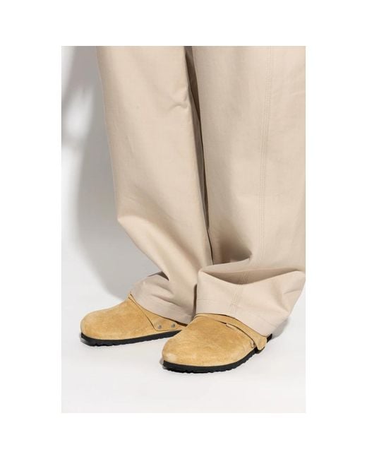 Birkenstock Yellow Mules for men