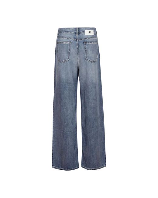 Jeans > wide jeans PT Torino en coloris Blue