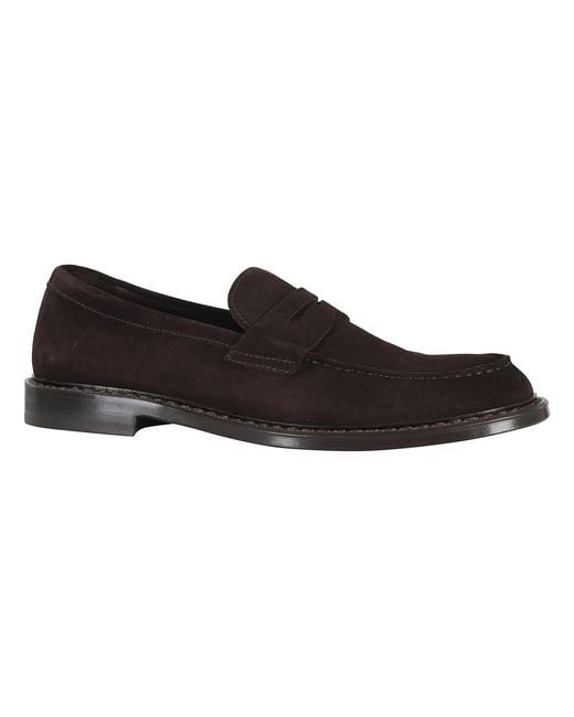 Doucal's Black Loafers for men