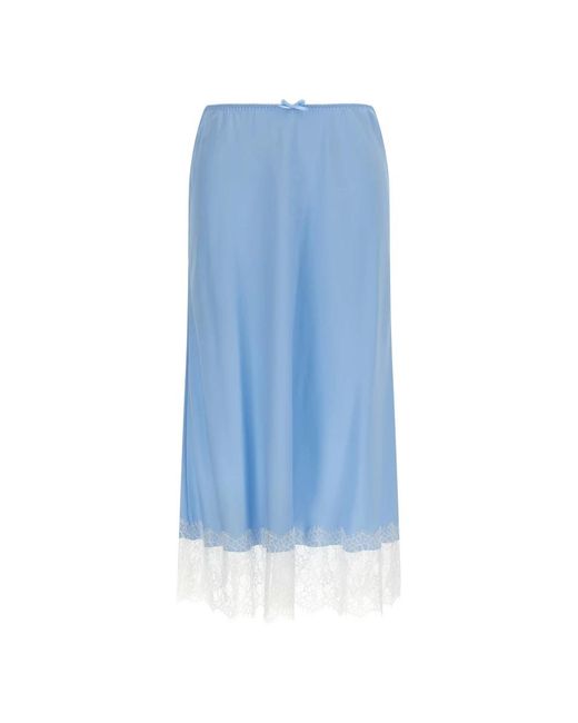 Moschino Blue Midi Skirts