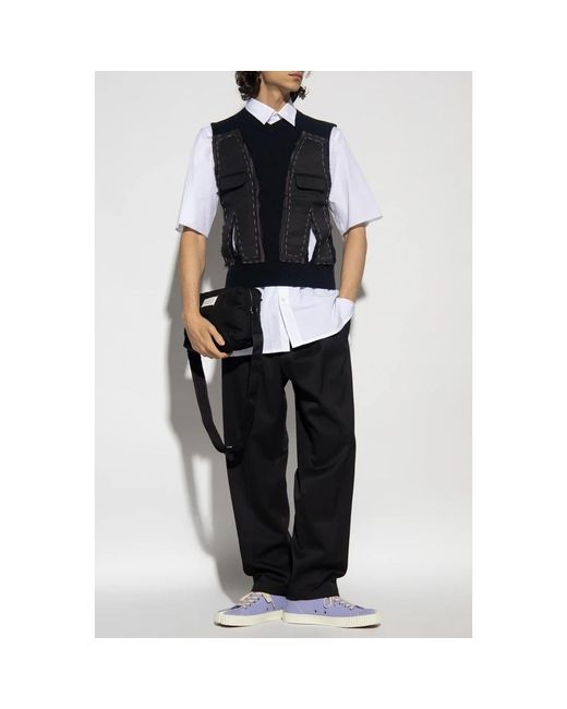 Maison Margiela White Short Sleeve Shirts for men