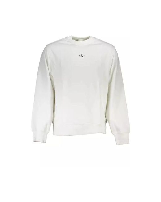 Calvin Klein White Sweatshirts for men
