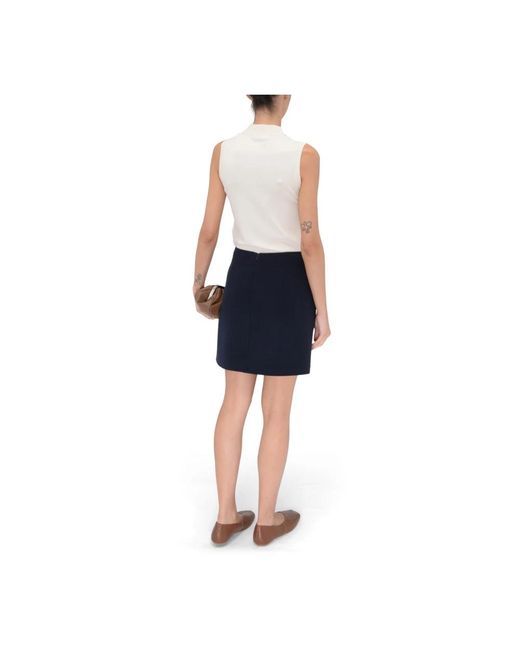 Max Mara Blue Short Skirts