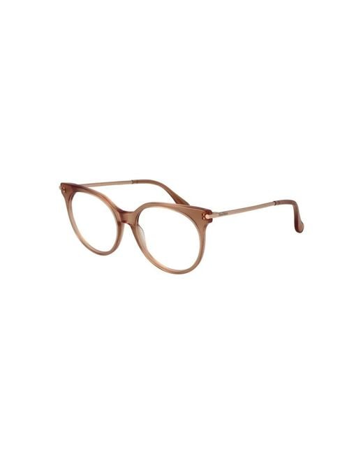 Max Mara Metallic Glasses