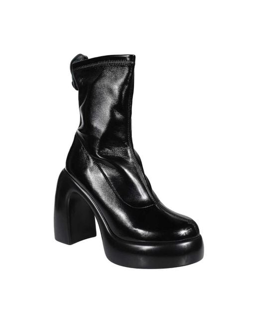 Karl Lagerfeld Black Heeled Boots
