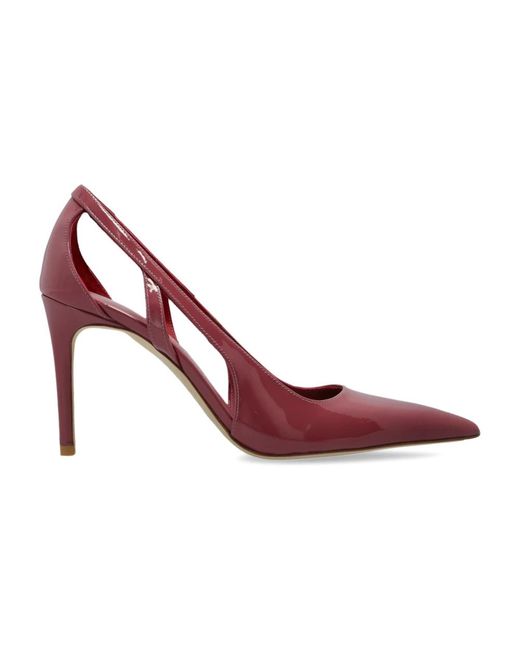Stuart Weitzman Red Power Cutout 85