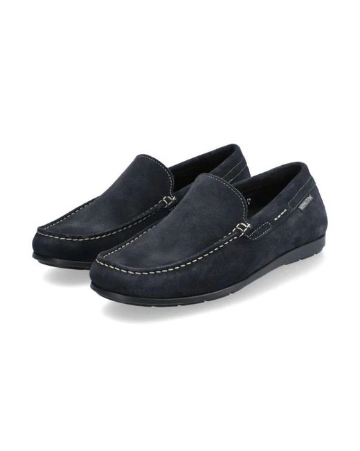 Mephisto Blaue Jeans Herren Mokassin in Black für Herren