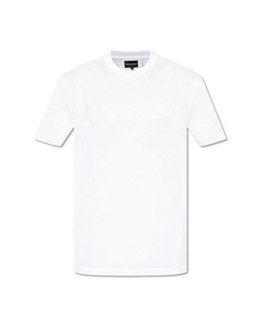 Emporio Armani T-Shirts in het White voor heren
