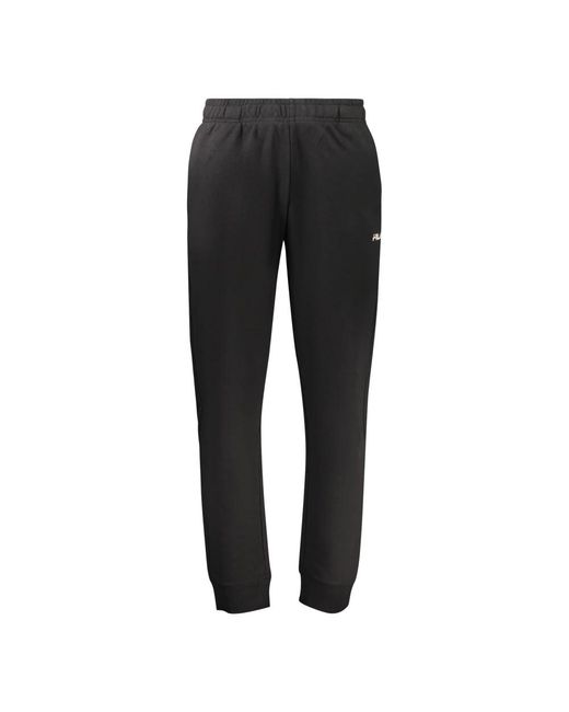 Fila Black Sweatpants for men