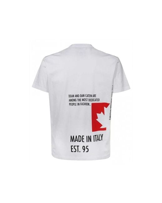 DSquared² White T-Shirts for men