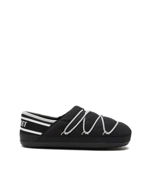 Slippers Moon Boot en coloris Black