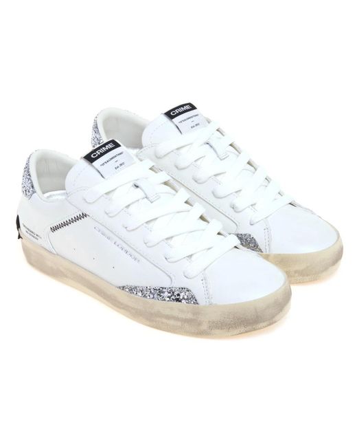 Crime London White Sneakers