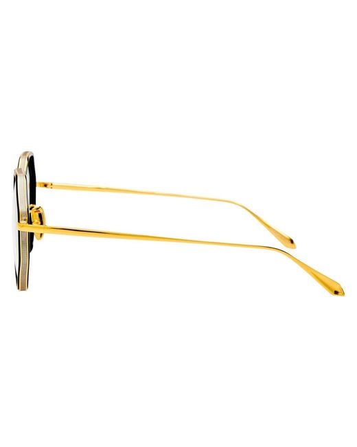 Linda Farrow Metallic Glasses