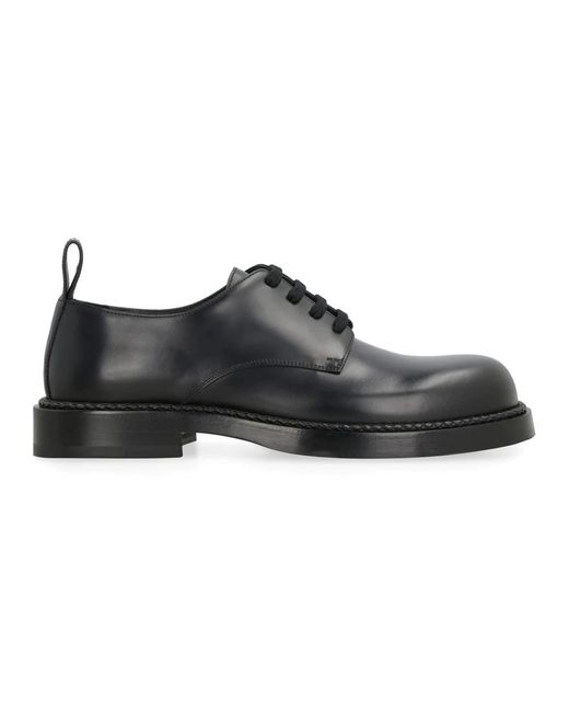 Bottega Veneta Black Laced Shoes for men