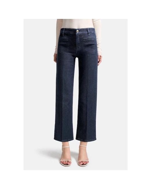 Cambio Blue Wide Jeans