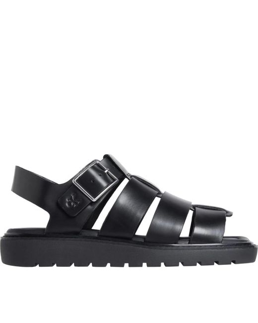Calvin Klein Blue Flat Sandals