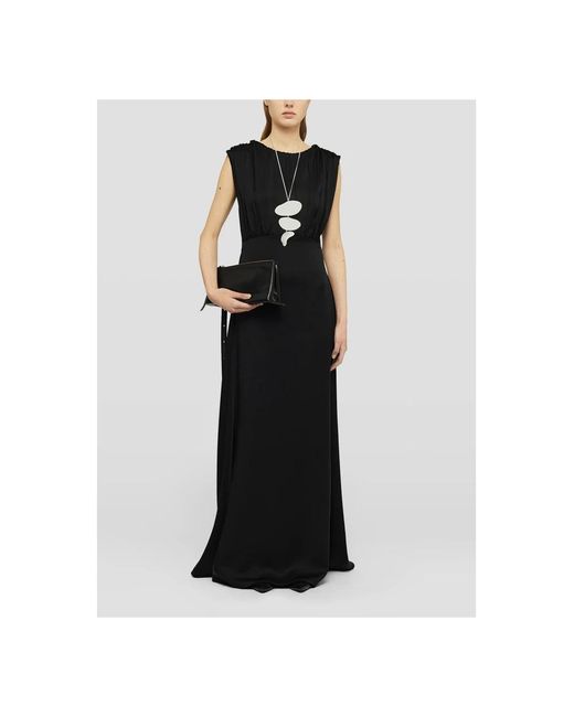 Jil Sander Black Party Dresses