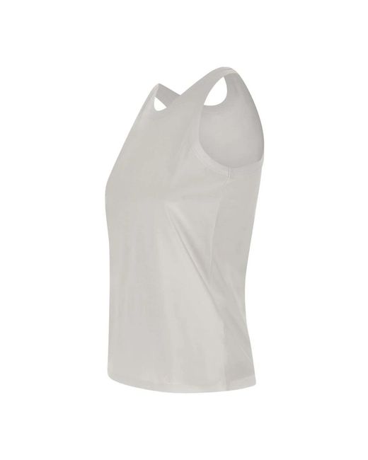 Loulou de Saison Gray Sleeveless Tops