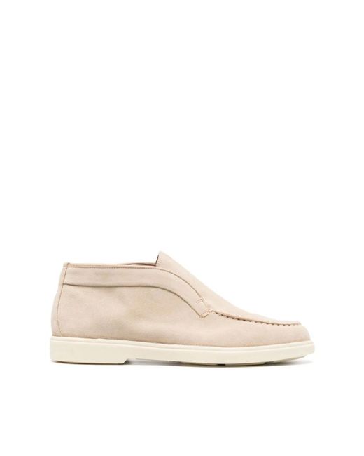 Santoni Natural Ankle Boots