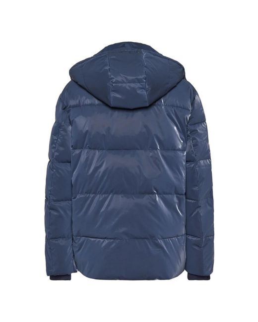 Philipp Plein Gewatteerde Nylon Jas in het Blue voor heren