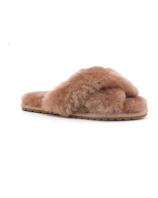 Slippers EMU en coloris Brown