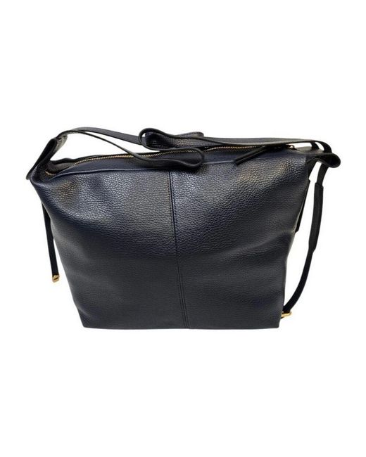 Gianni Chiarini Blue Blaue Leder Umhängetasche