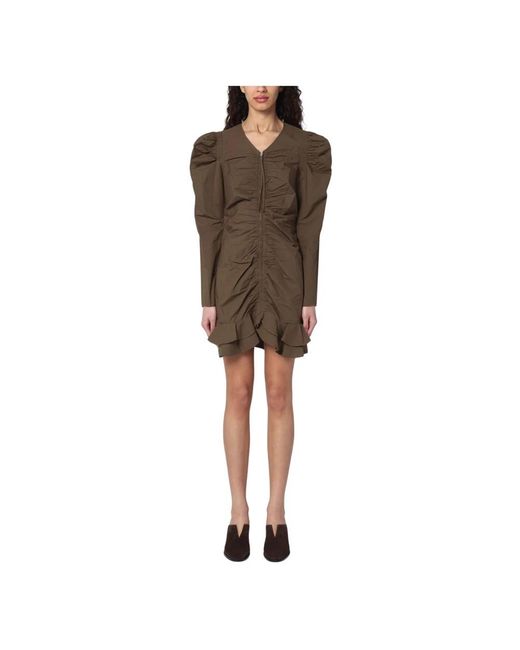 Isabel Marant Brown Short Dresses