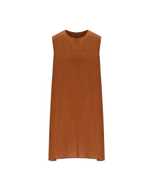 Max Mara Brown Short Dresses