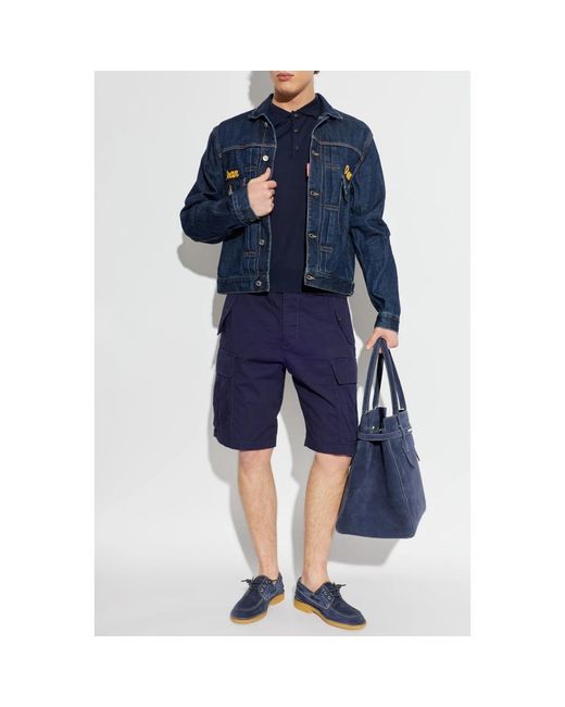 DSquared² Blue Casual Shorts for men