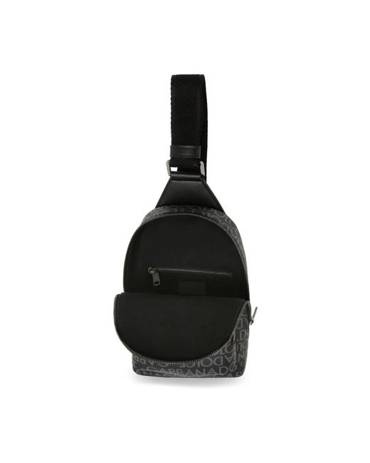Dolce & Gabbana Logo-platten-hüfttasche in Black für Herren