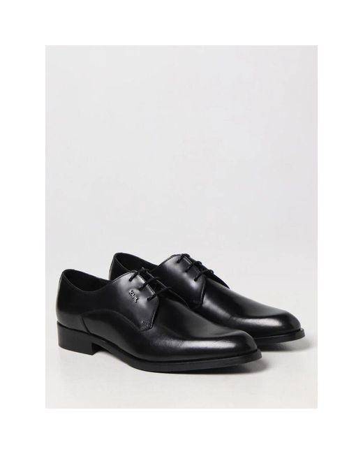 Karl Lagerfeld Brogue Lederschuhe in Black für Herren