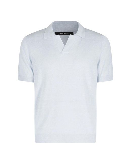 Tagliatore Blue Polo Shirts for men