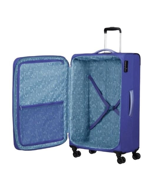 American Tourister Blue Large Suitcases